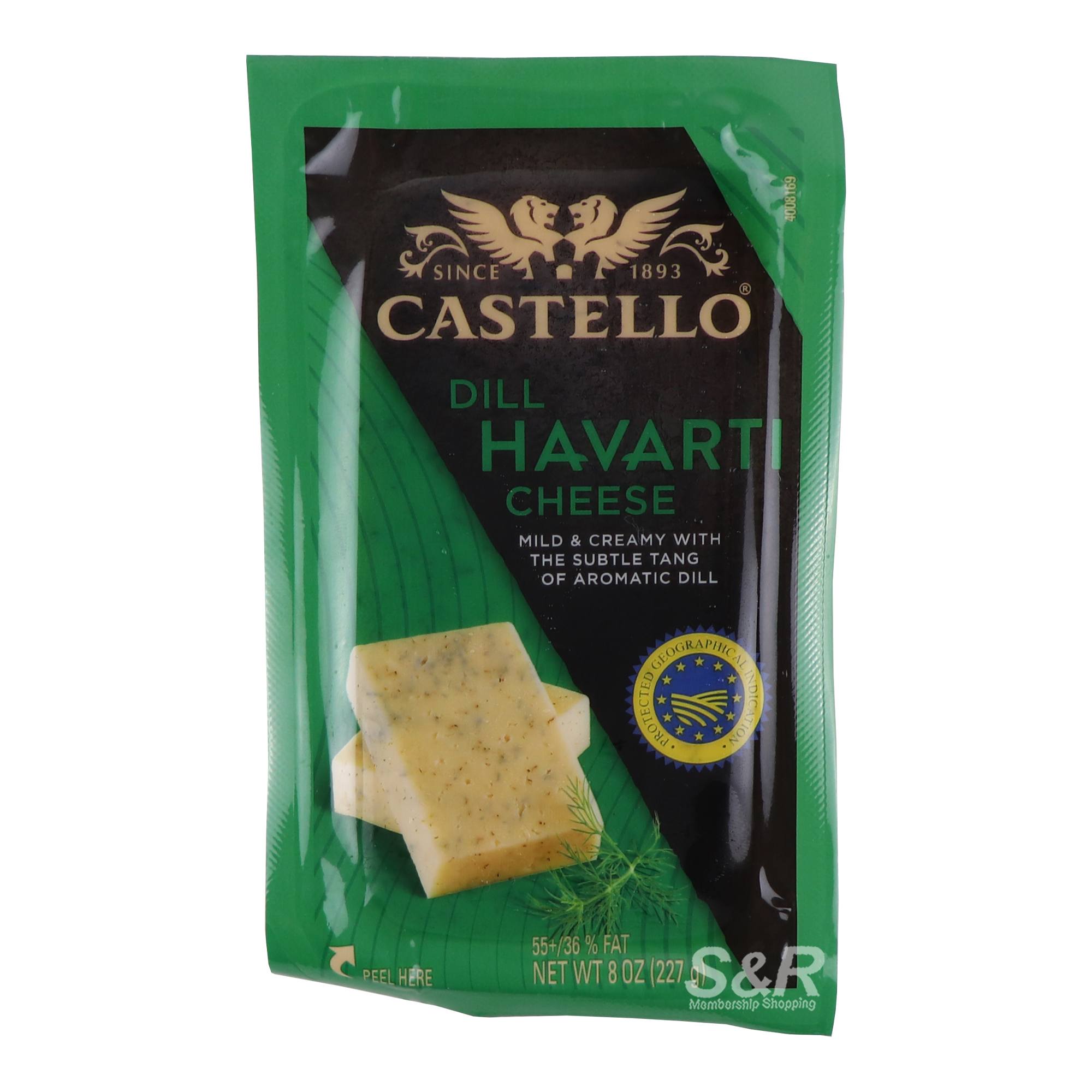 Castello Creamy Dill Havarti Cheese 227g Castello Creamy Dill Havarti Cheese 227g